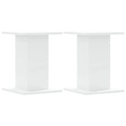 Portavasi mobili per fiori set da 2 30 x 30 x 40 cm legno ingegnerizzato bianco 02_0045273