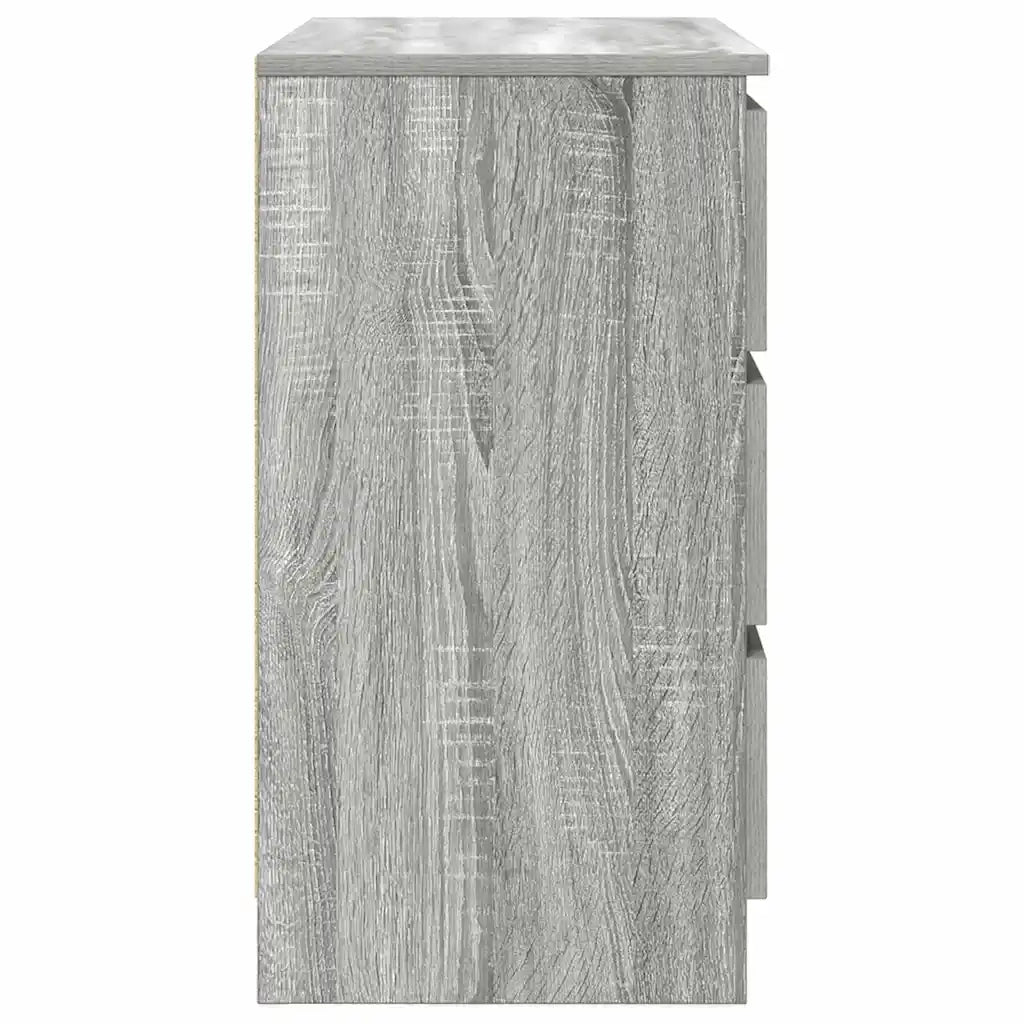 Credenza con Cassetto-Buffet-Armadio da cucina Grigio Sonoma 71x35x65 cm in Truciolato 990634