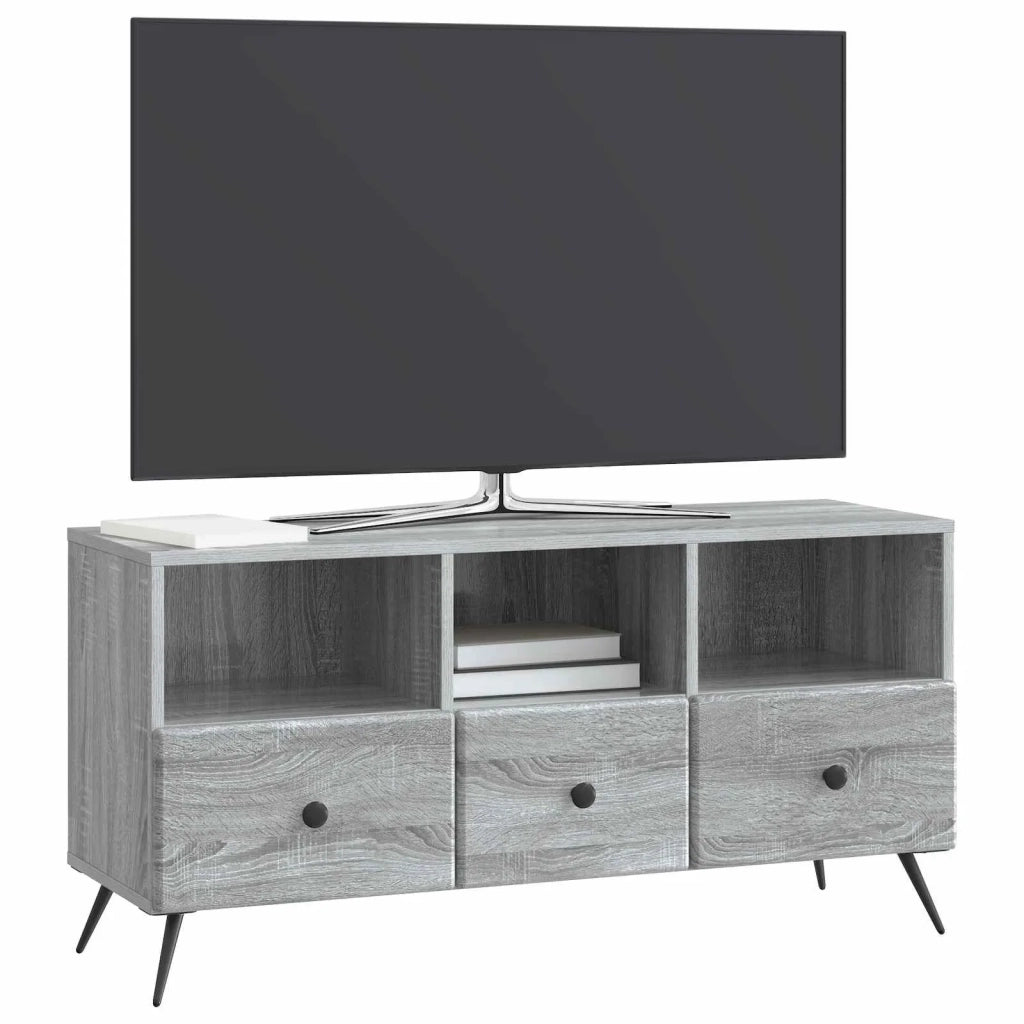 Mobile TV Grigio Sonoma 102 x 34,5 x 50 cm Legno ingegnerizzato 895601