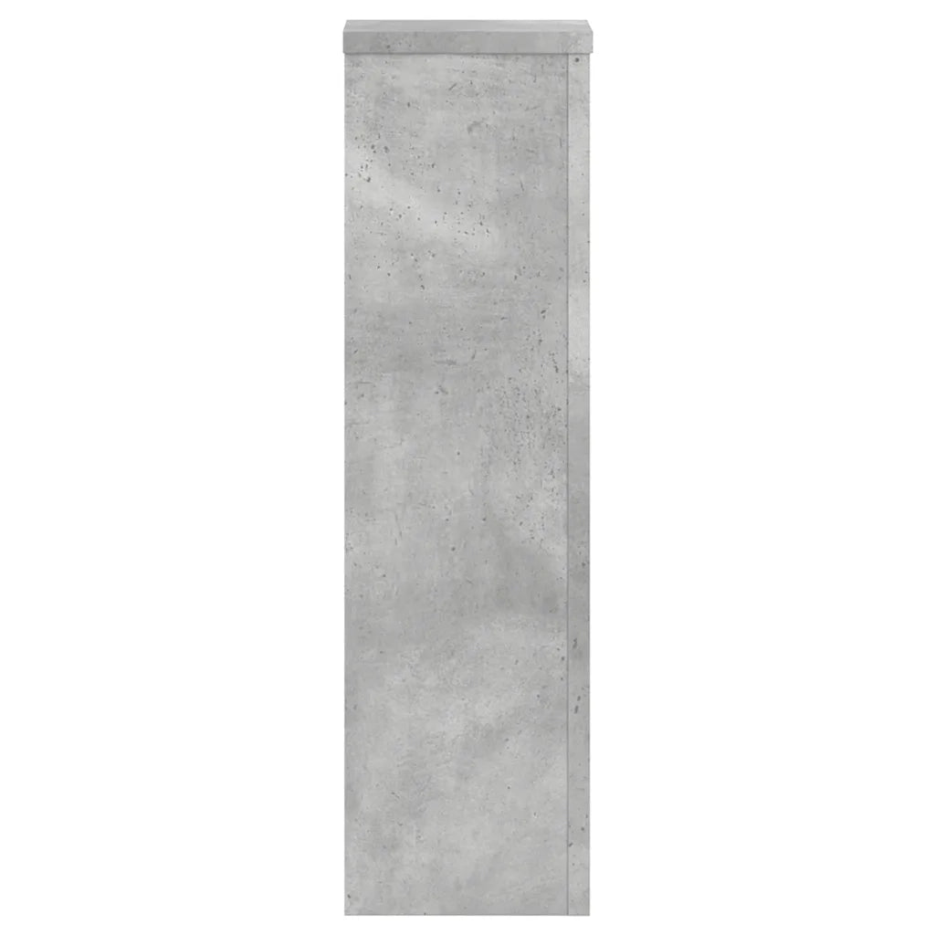 Supporti per Piante 2 pz Grigio 17x17x60 cm Legno Multistrato 852936