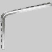 MENSOLA A SQUADRA IN PROFILO  250x190 mm     MADE IN ITALY