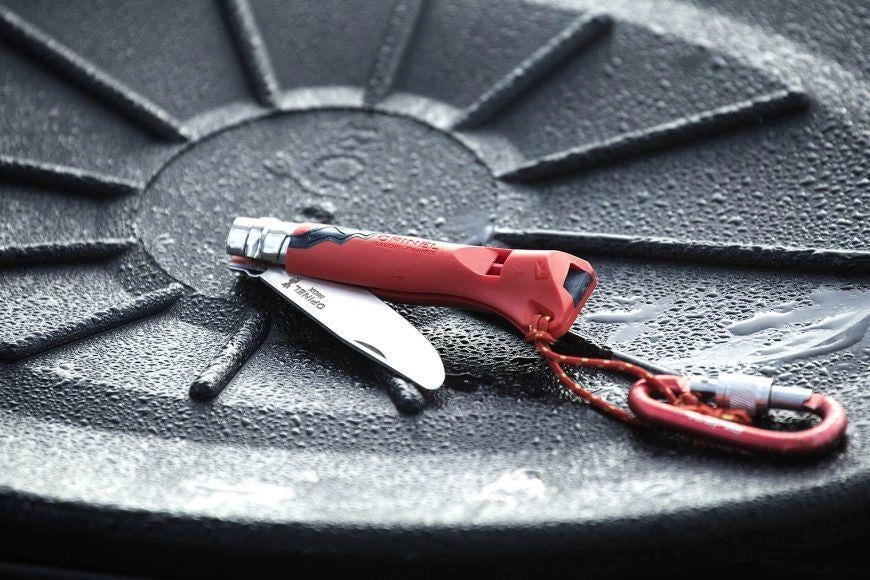 Opinel N°07 Camper/scout Rosso