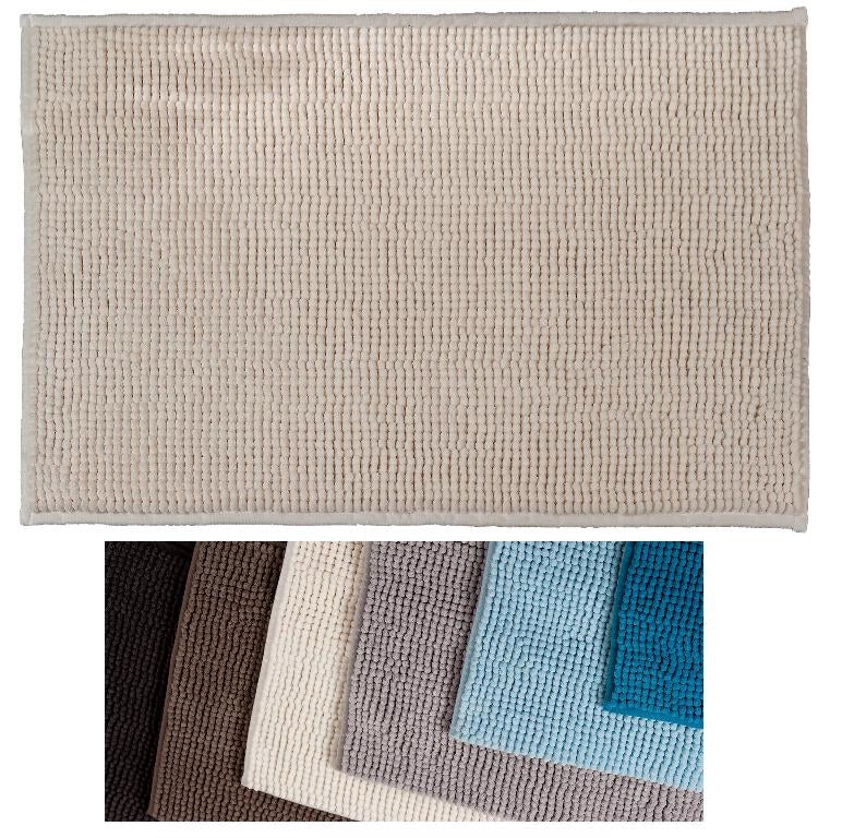 1 Pezzo Tappeto da Bagno in Poliestere 40 x 60 cm 6 Colori