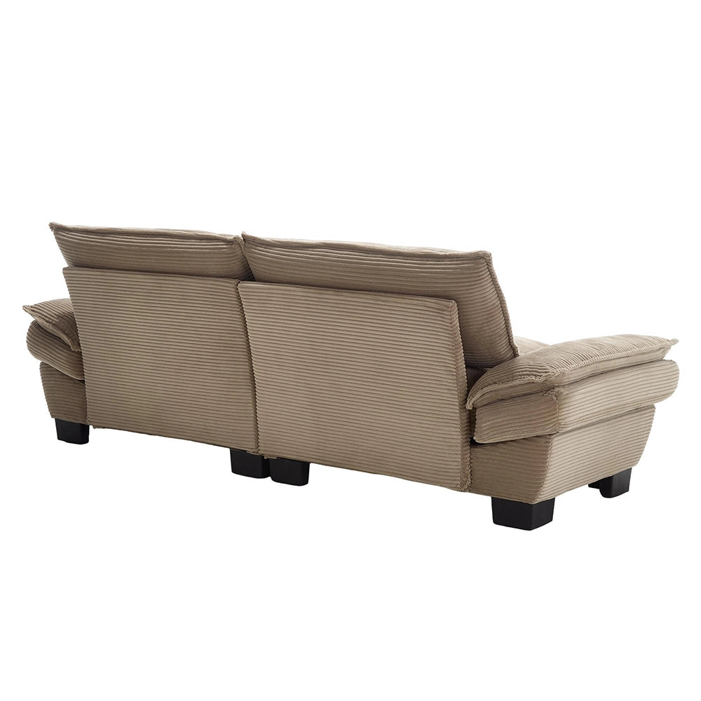 Divano letto doppio - Xylo - Con molle, cuscino incluso, kaki