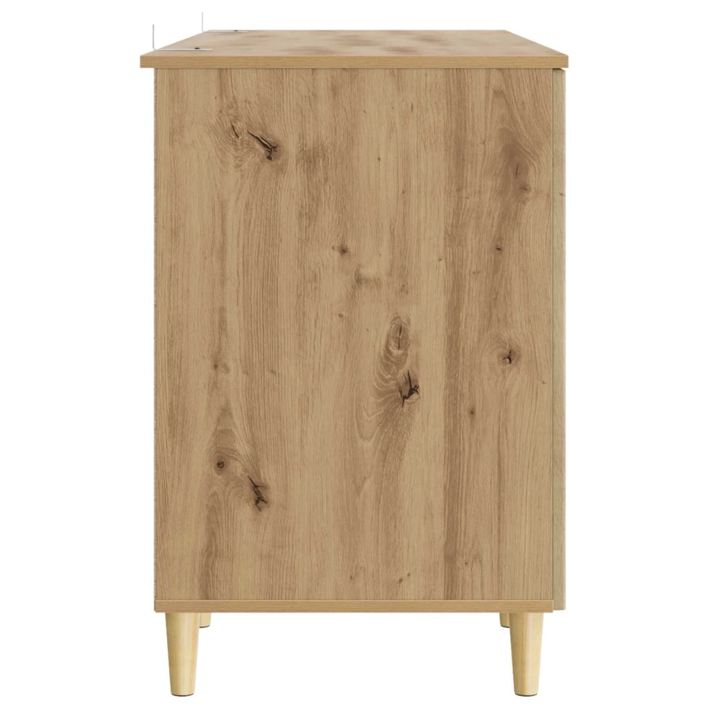 Scrivania con lo scaffale Rovere Artigianale 142,5 x 50 x 75 cm