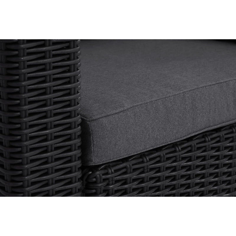 Divano Keter California 3 posti grafite cm 198x68x71,5 h