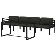 Set di mobili da giardino mobili da esterno 5 pezzi con cuscini alluminio antracite 02_0016298