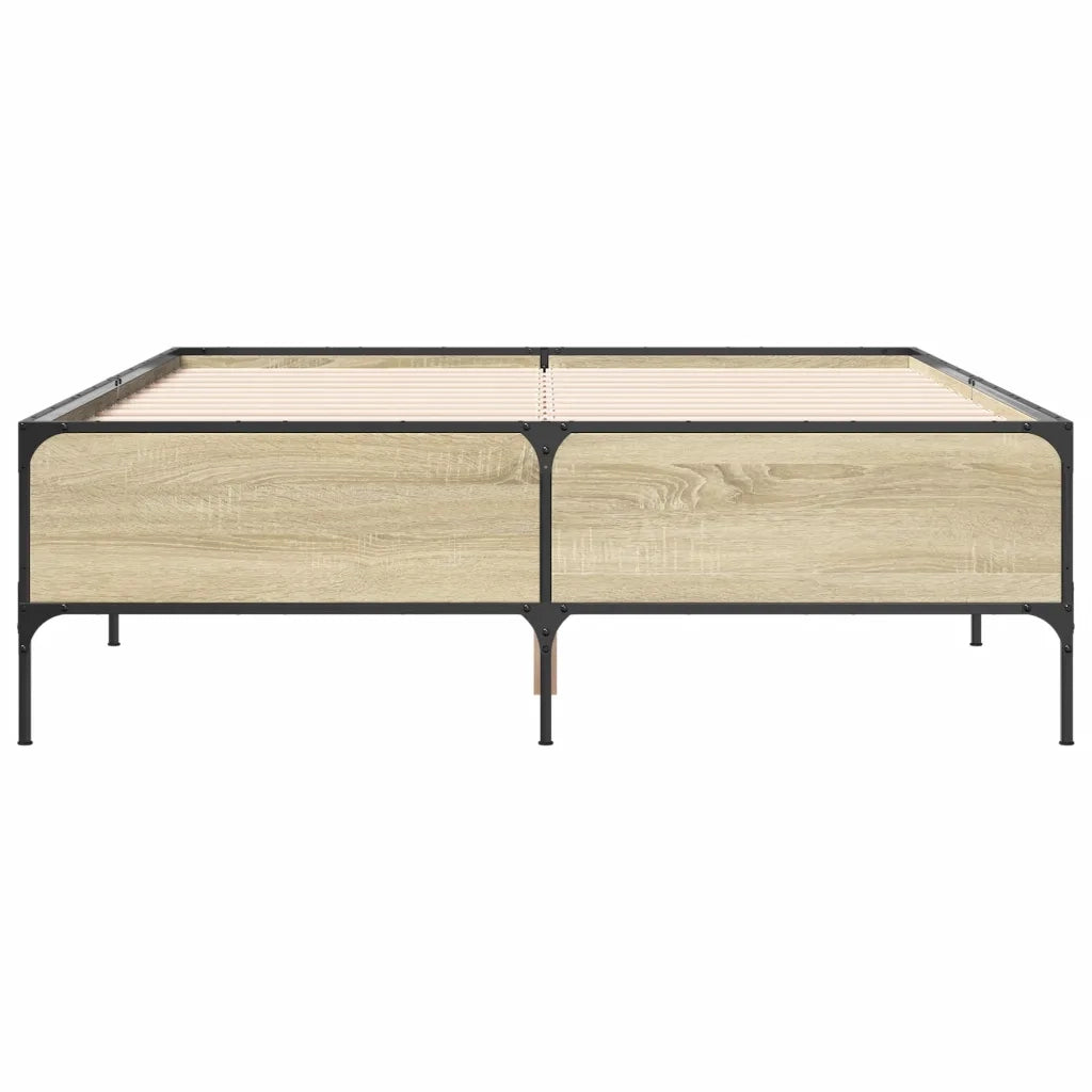 Giroletto Rovere Sonoma 135x190 cm in Legno Multistrato Metallo