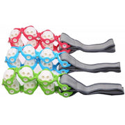 Trade Shop - Cintura Fascia Massaggiante Rope 100cm Rulli 6 Sfere Corda Attrezzo Addominali -