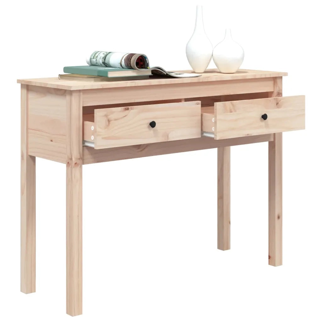 Tavolo Consolle | Tavolo d'Ingresso 100x35x75 cm in Legno Massello di Pino