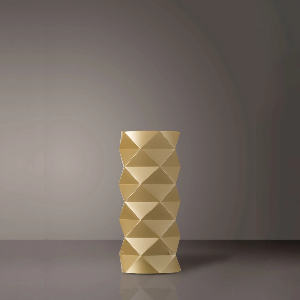 Lampada Da Scrivania-Ufficio Moderna Prisma Polilux ® New Gold 1 Luce E27