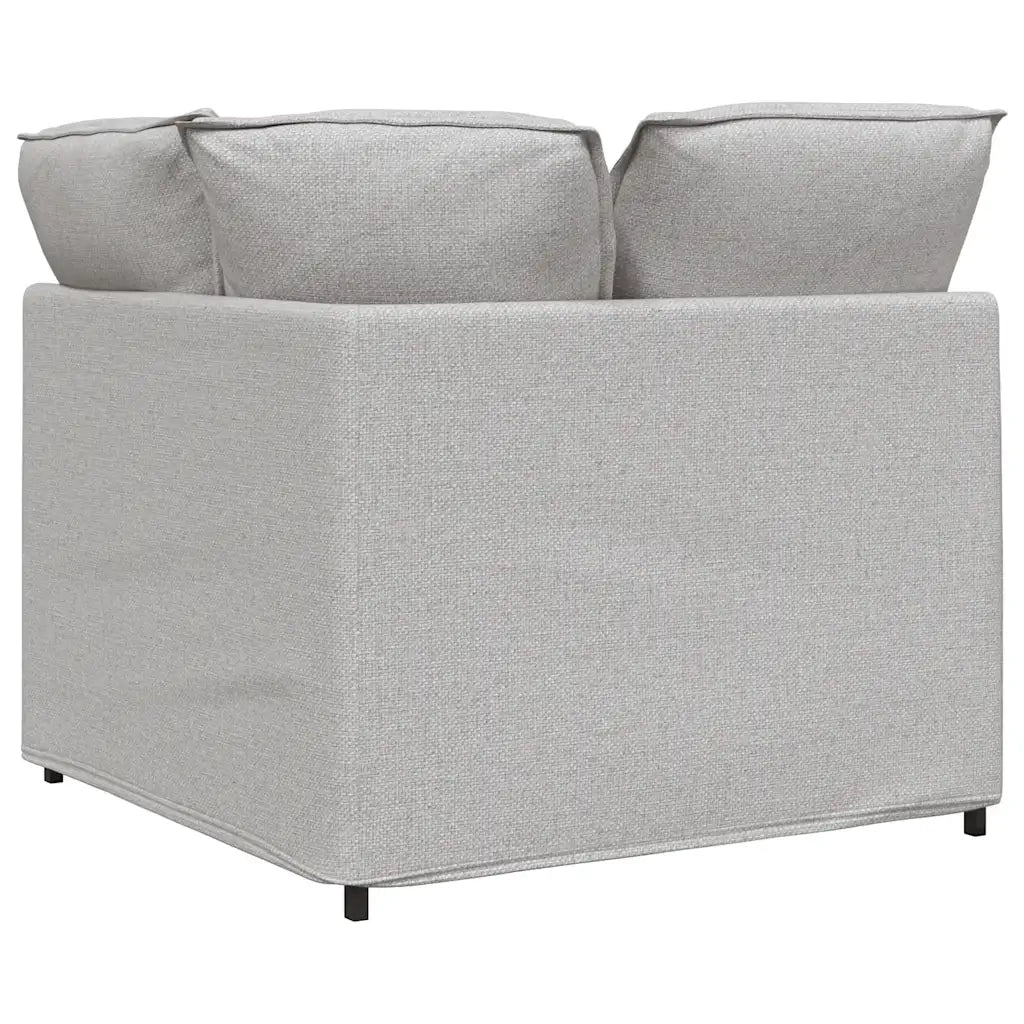 Modulo Angolare Divano Modulare con Cuscini Grigio Nuvola 100cm CFW6462437