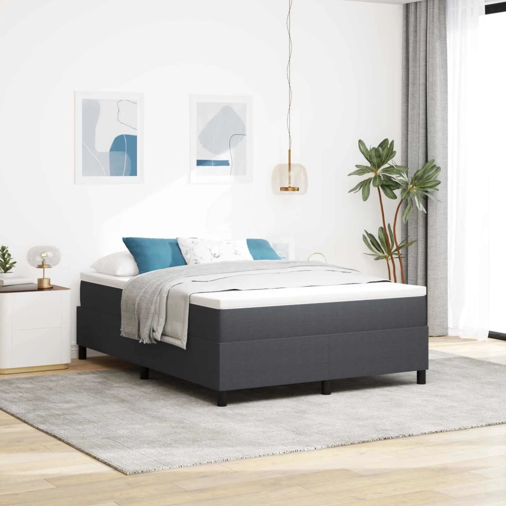 Struttura letto piattaforma Grigio scuro 140 x 200 cm 3337413