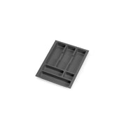 Emuca Portaposate Optima Vertex/Concept 500mm (Spalle 16mm), 400, Plastica grigio antracite, Tecnoplastica, 1 u.