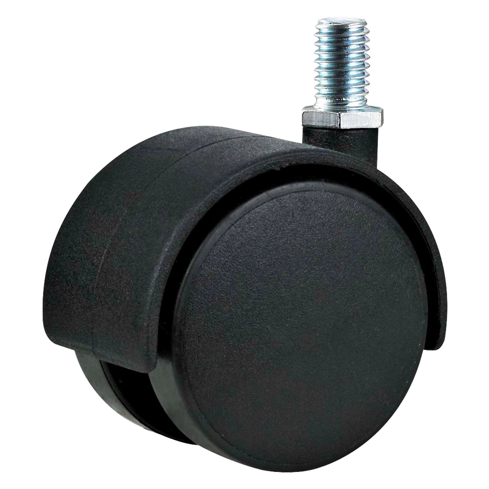 RUOTA PER MOBILI DOPPIA ÃE¸ 50 - perno MA10 - capacitÃE kg 30 - pz 2 BL  - UNIKO