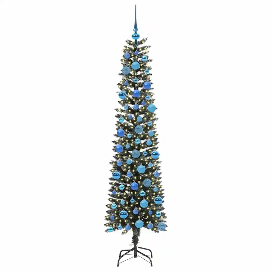 Albero di Natale artificiale con 300 LED Verde 180 cm 3395947