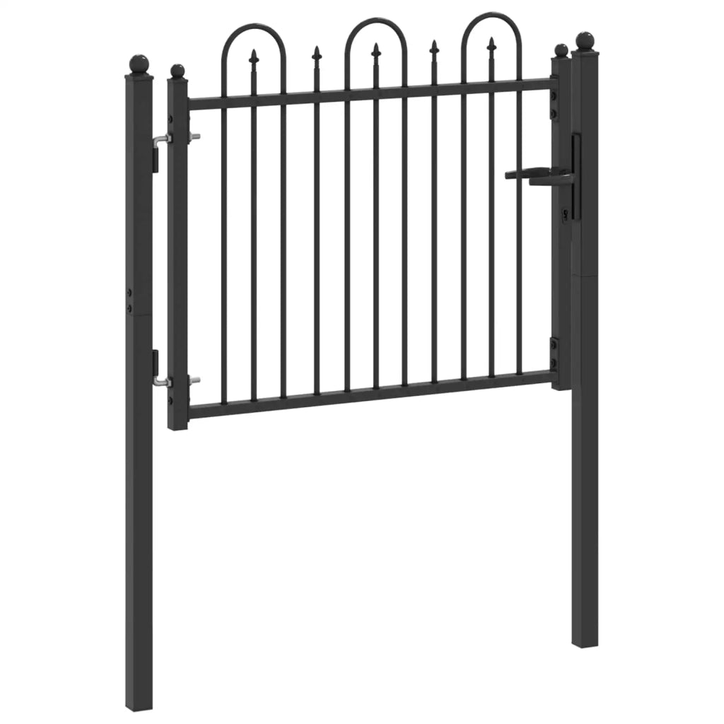 Cancello per recinzione HORST 100 x 75 cm Metallo Nero CFW6896454