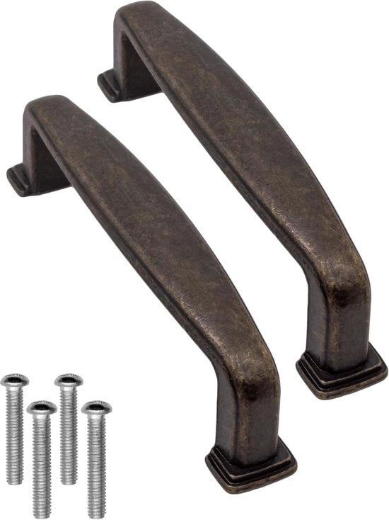 Ganci per Mobili - Design in Bronzo - 2 Pezzi - 106 x 25 mm