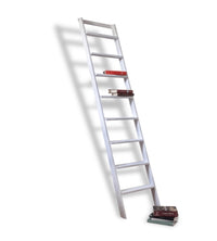 Scala Appoggio in Legno 8 Gradini H200 cm Up Laccato Bianco