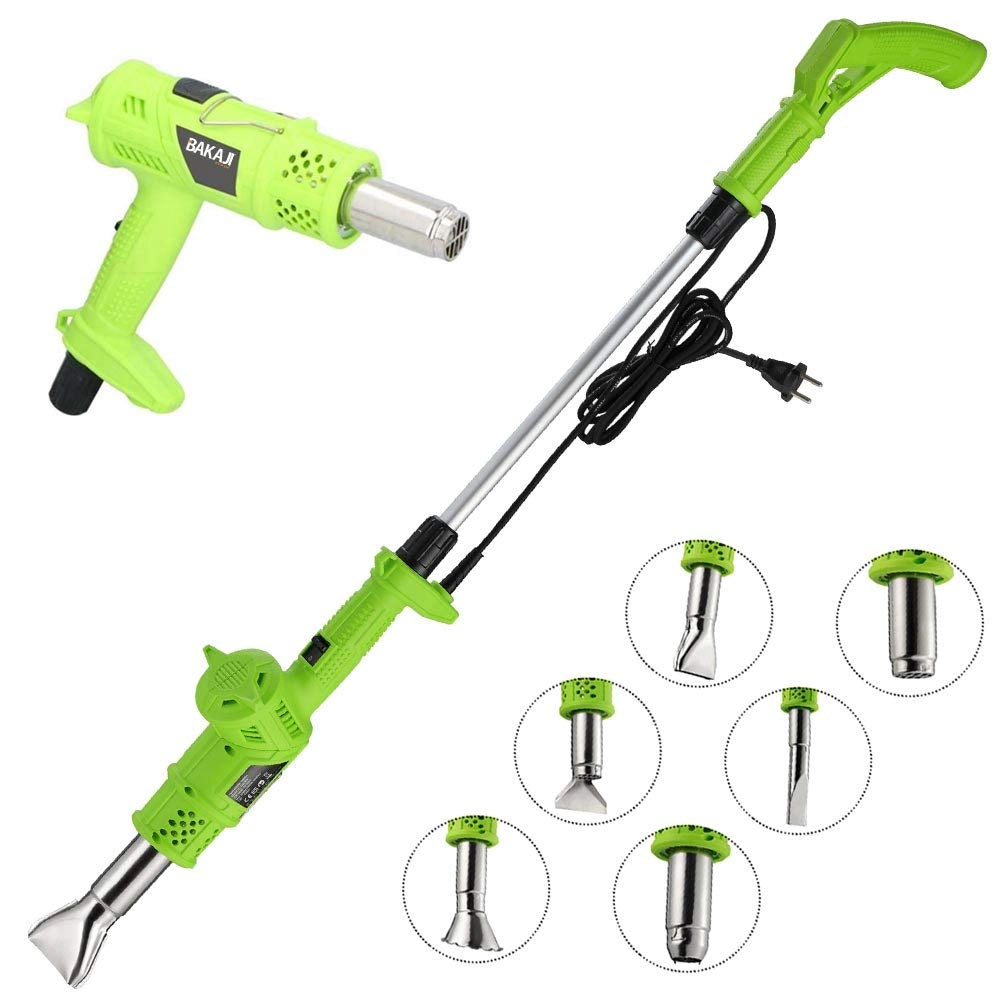 Bruciatore Erba Elettrico 2000W Doppio Manico 3in1 Disebante Termico Erbacce