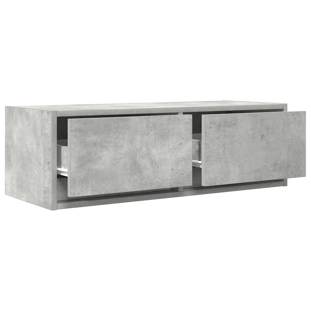 vidaXL Mobili TV 2 pz Grigio Cemento 80x31x25,5cm in Legno Multistrato