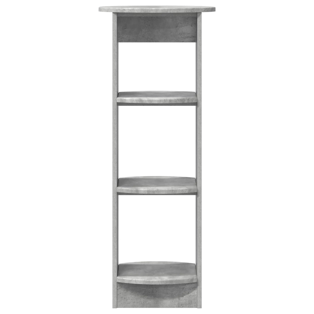 Mobile laterale Grigio Cemento 40 x 40 x 100 cm 899846
