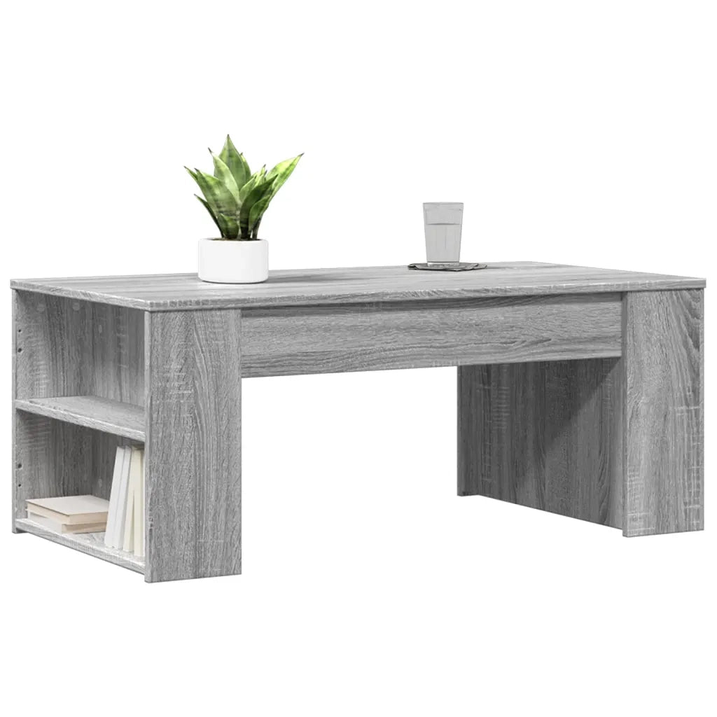 Tavolino da salotto | Tavolino da caff¨¨ | Tavolino da Soggiorno Grigio Sonoma 102x55x42cm Legno Multistrato