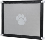 Recinzione per cani per porta e scale ca. 80x99 cm nastro nero con adesivi e viti