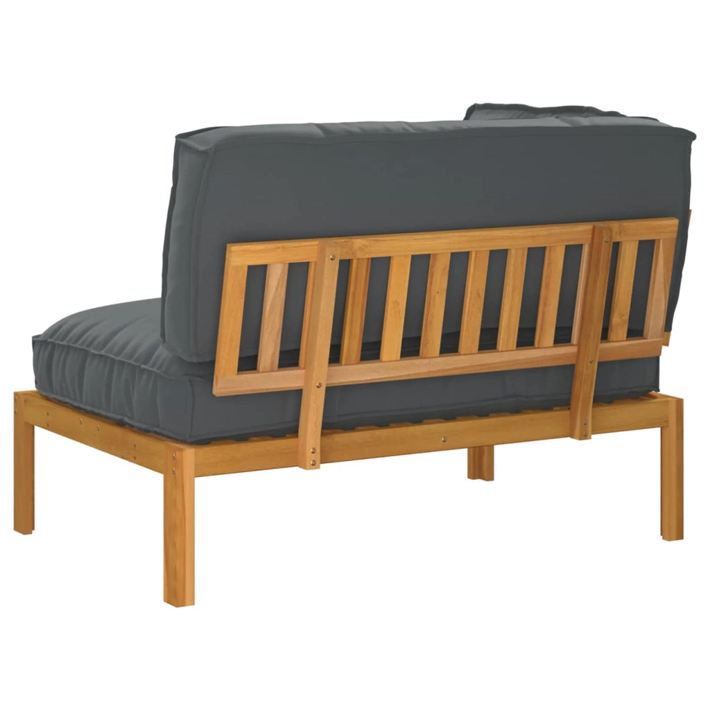 Set di divani con cuscino Antracite 133 x 92 x 69 cm