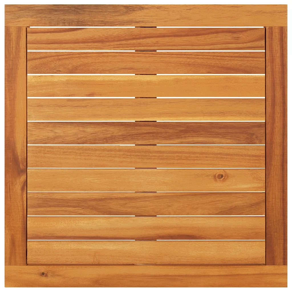 Set Divani Giardino 2 pz | Set Salotto da Giardino Cuscini Bianco Crema in Legno d'Acacia