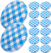 Set di 50 coperchi in acciaio a prova di aria 63mm per vasetti, riutilizzabili per marmellate, sottaceti e conservazione alimentare