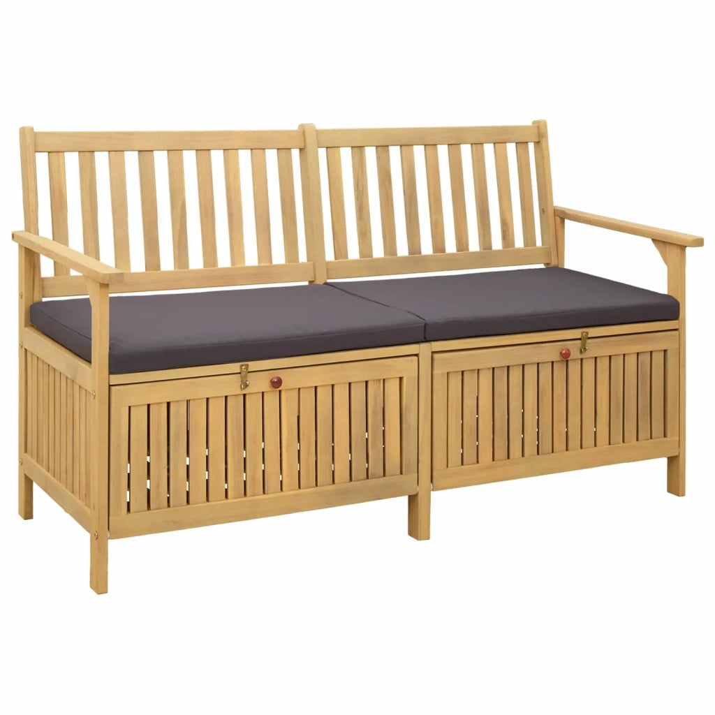 Panchina con contenitore con cuscino con porta 148 x 63 x 84 cm 42026795
