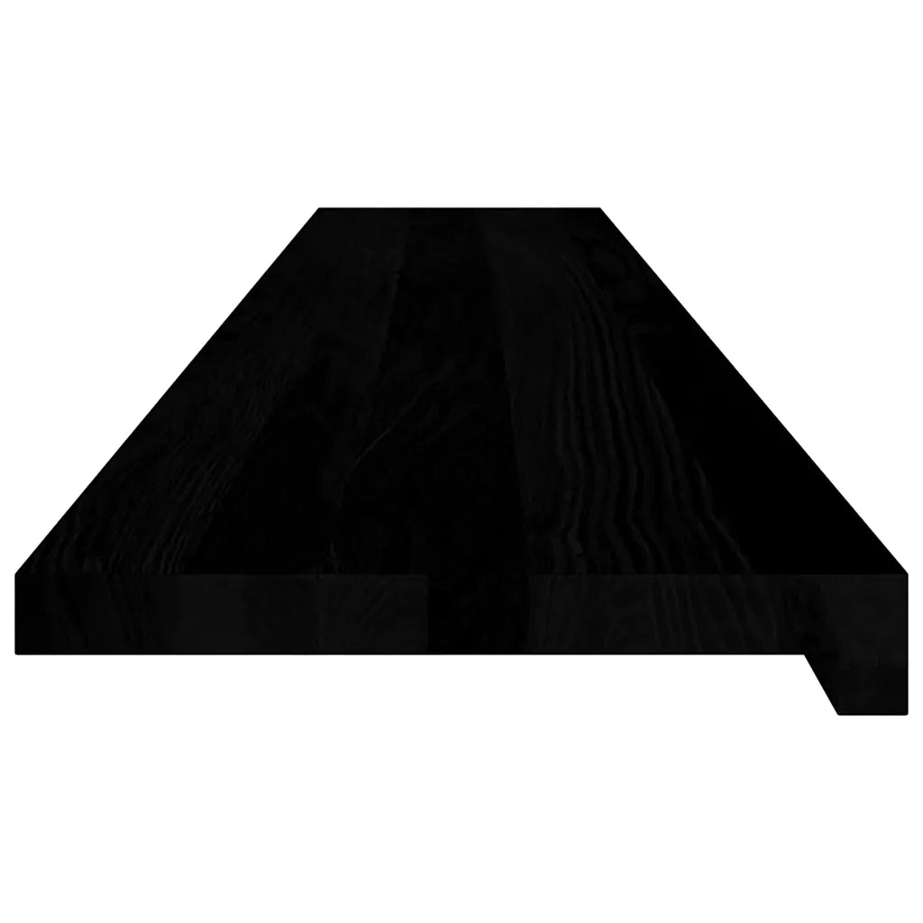vidaXL Davanzali 2 pz Marrone Scuro 140x30x2 cm Legno Massello Rovere
