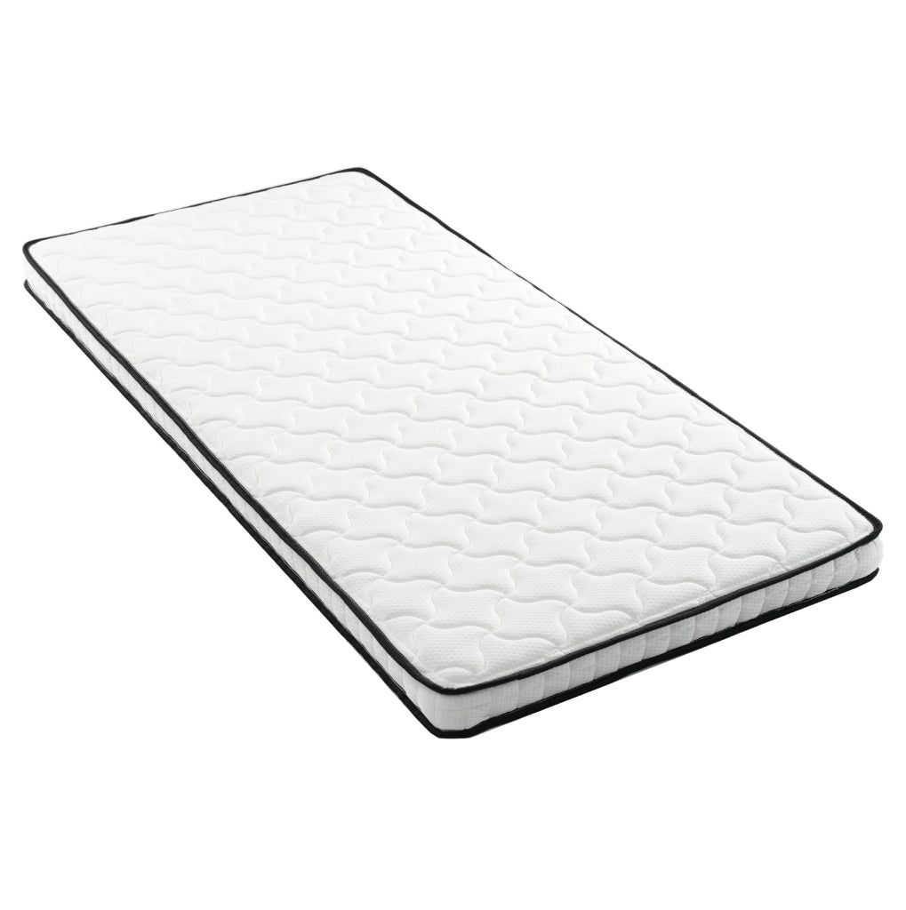 Divano letto imbottito estraibile 90/180x190 cm con LED; USB e 2 materassi; grigio scuro
