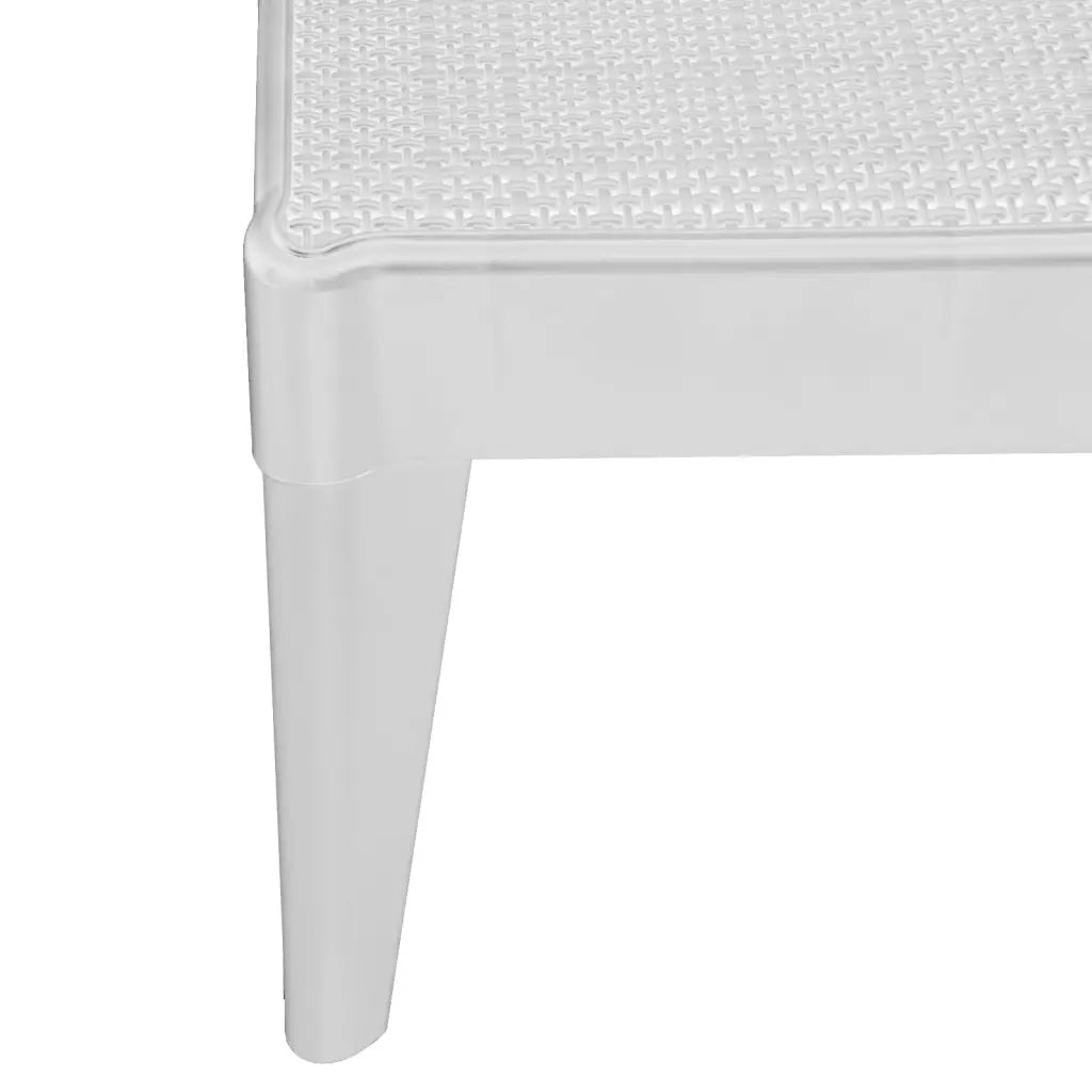 Lettino Bianco 186x60x29 cm in PP 364220