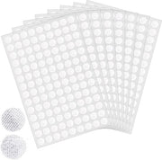 Punti di adesivo autoadesivi - 10 mm - 1008 pezzi - impermeabili - rotondi - adesivi a doppia faccia - forti colla - bianchi Adesivo autoadesivo