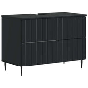 Armadio per Lavabo da Bagno ZWOLLE Nero 82 x 41 x 58,5 cm 896356