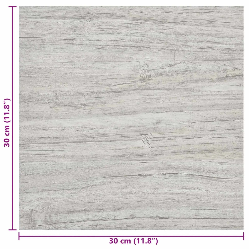 Plance per Pavimentazione Autoadesiva 30,5 x 30,5 cm 20 pcs PVC