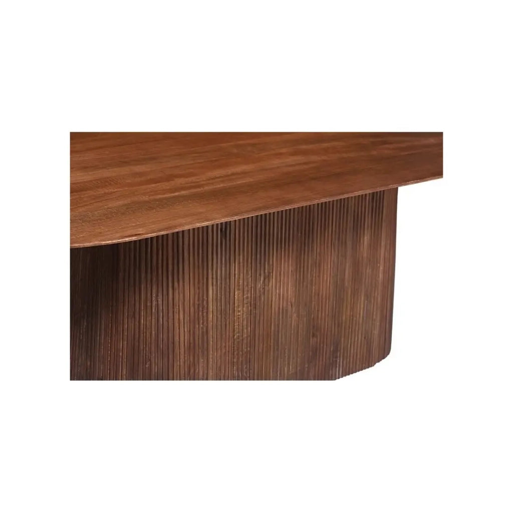 Collezione tavolo RIMBAUD effetto legno marrone chiaro lunghezza 230 cm