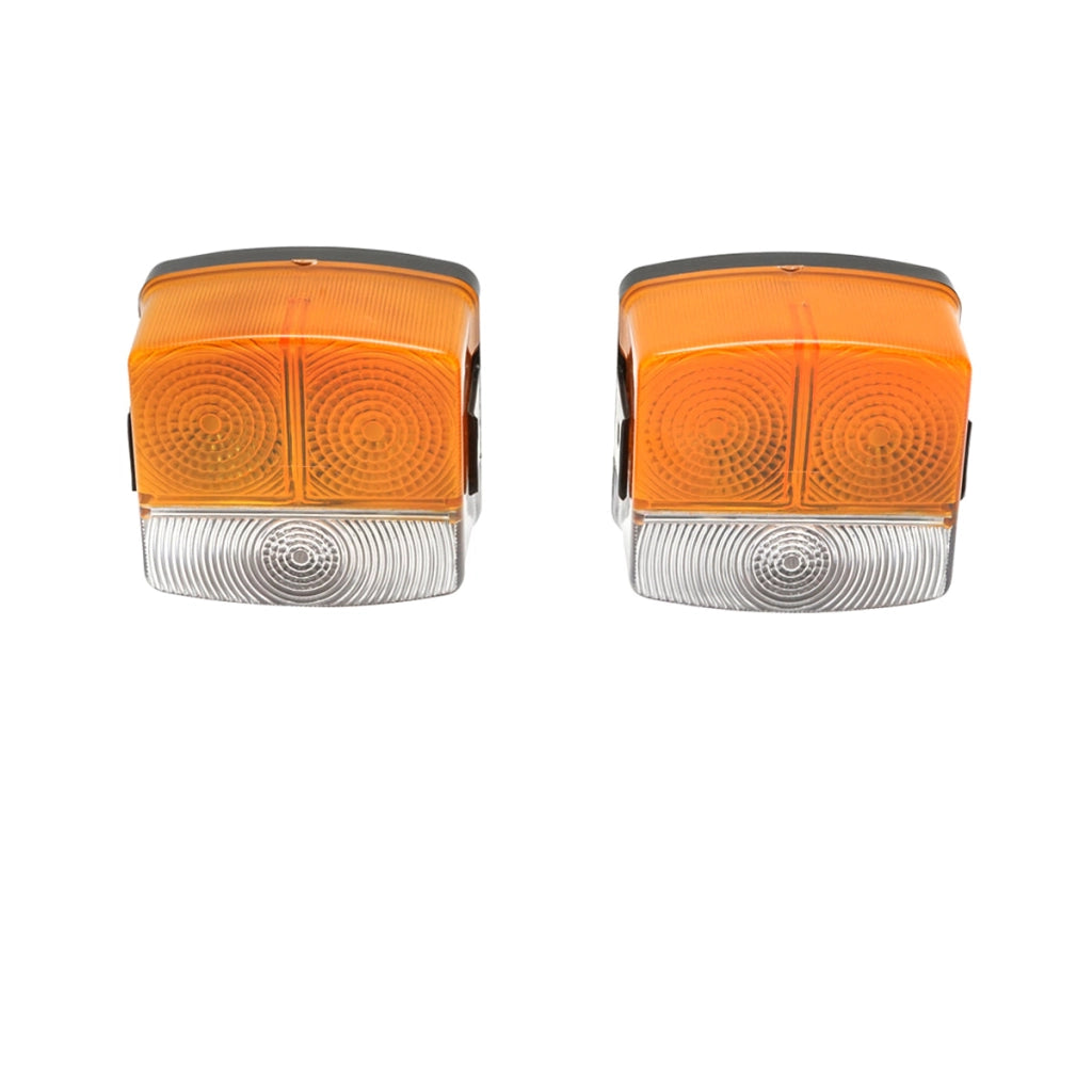 Set lampeggianti di segnalazione e luci di posizione anteriori sinistra/destra per John Deere, Renault, Deutz Fahr, Fendt, codice OEM 3057564R91, 3226119R1, 6005014057, AL60127, X830180036000, 02377448, 04389584