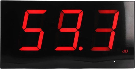 Decibelmeter a Parete con Alta Precisione - Portata di Misura USB - Contachimica Digitale - Molto Utilizzato in Casa e in Ufficio.
