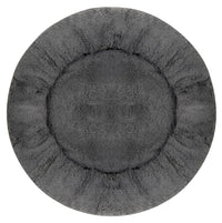 AIO FACTORY Letto per cani impermeabile Shaggy Bed grigio scuro da 60 cm