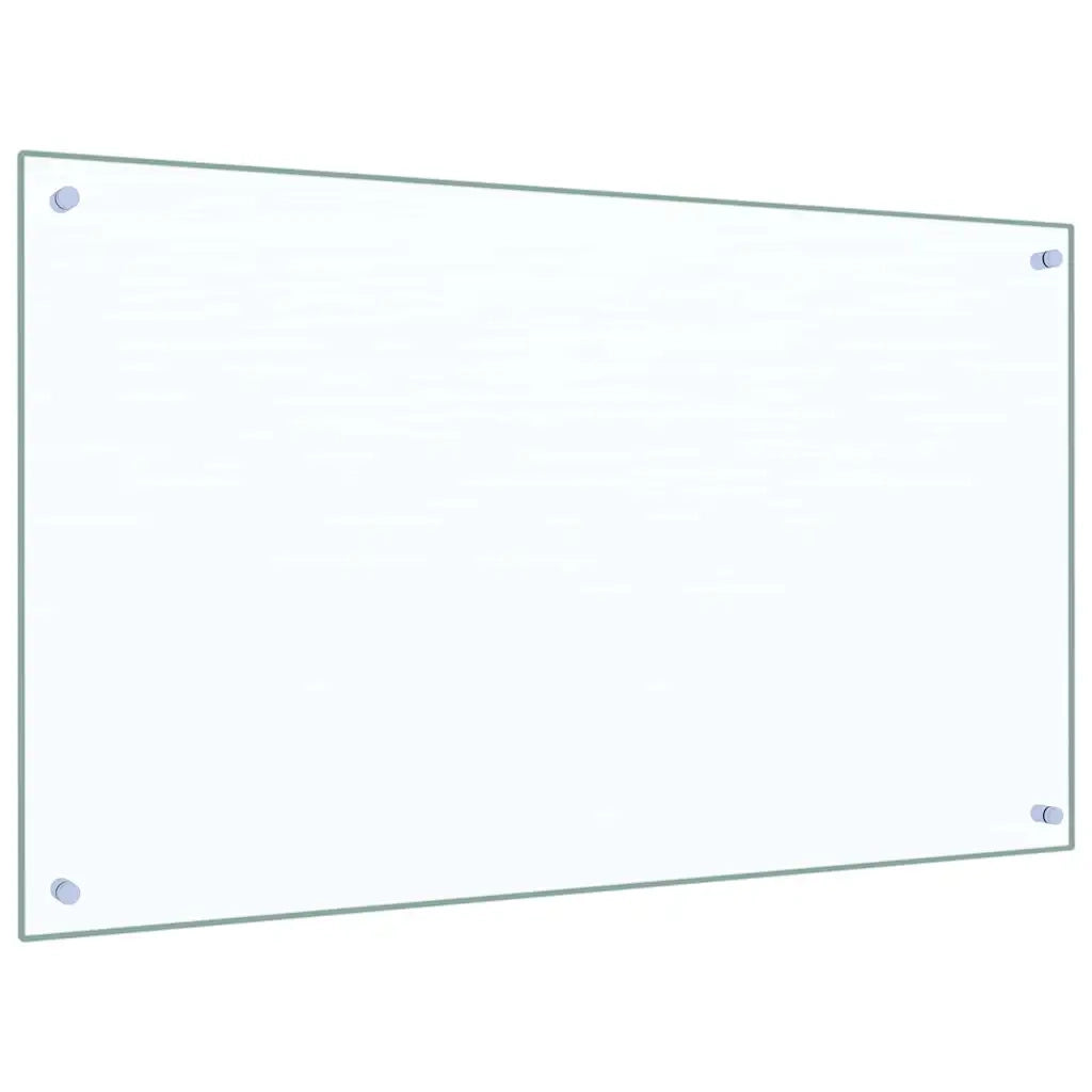 Schienale da cucina 2 pz Trasparente 100 x 60 cm CFW8044143