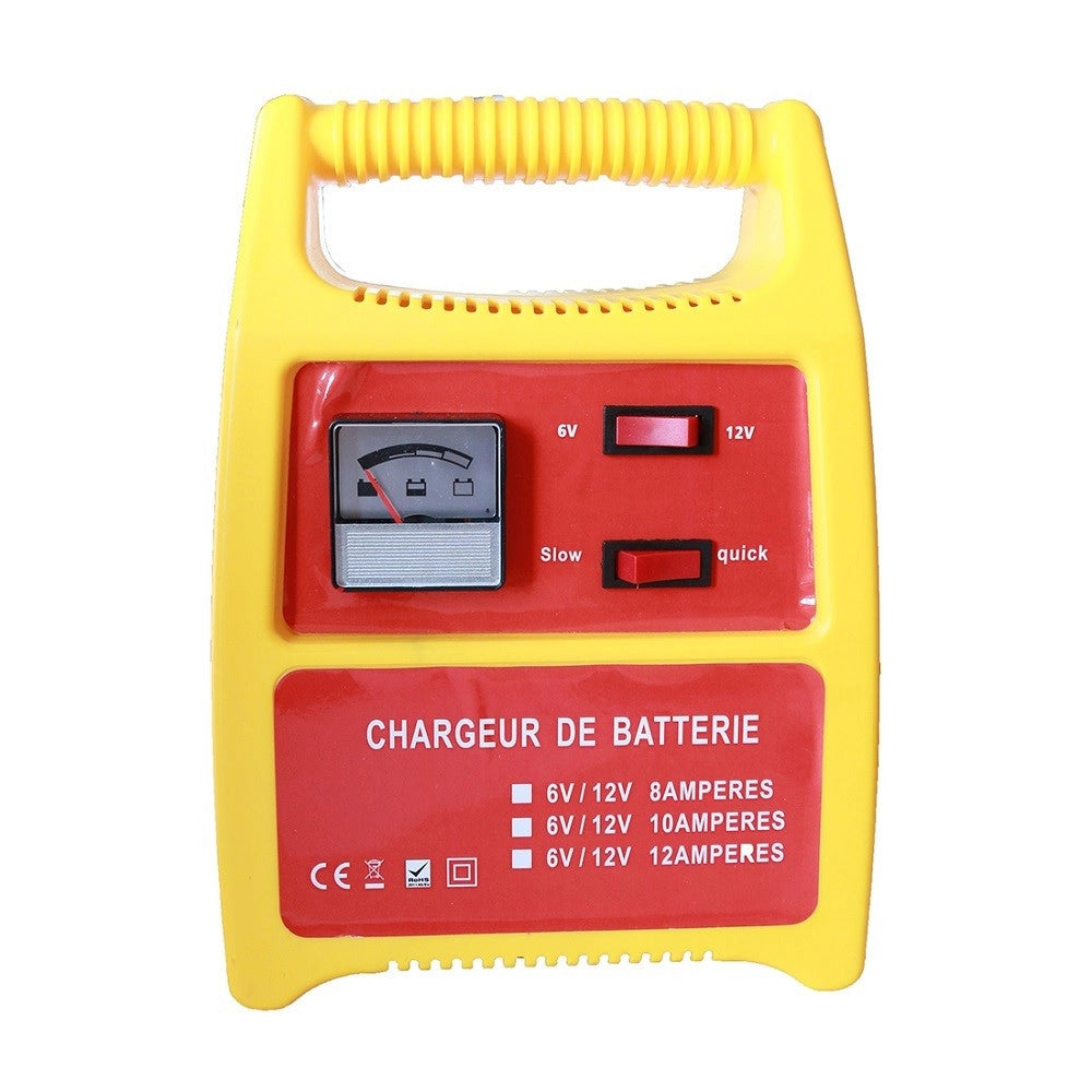 Trade Shop - Caricabatteria Auto 12v Moto 6v Carica Batterie 8-12a Accesori 6v 12v Fy-707 -