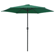 Ombrellone da Giardino con Palo in Alluminio 270x246 cm Verde 47344