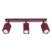 Plafoniera RAYO 3L bordeaux