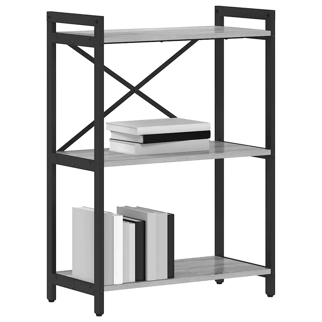 Libreria Grigio sonoma 60 x 30 x 85 cm Legno multistrato 868398