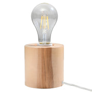Lampada da tavolo DUARTE legno chiaro E27 Pure Lume