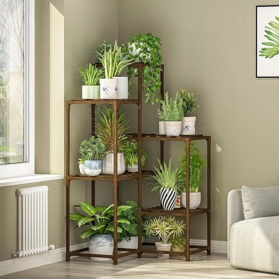 Supporto per Piante 7 Livelli per Interno Esterno per Soggiorno Patio Terrazza Giardino