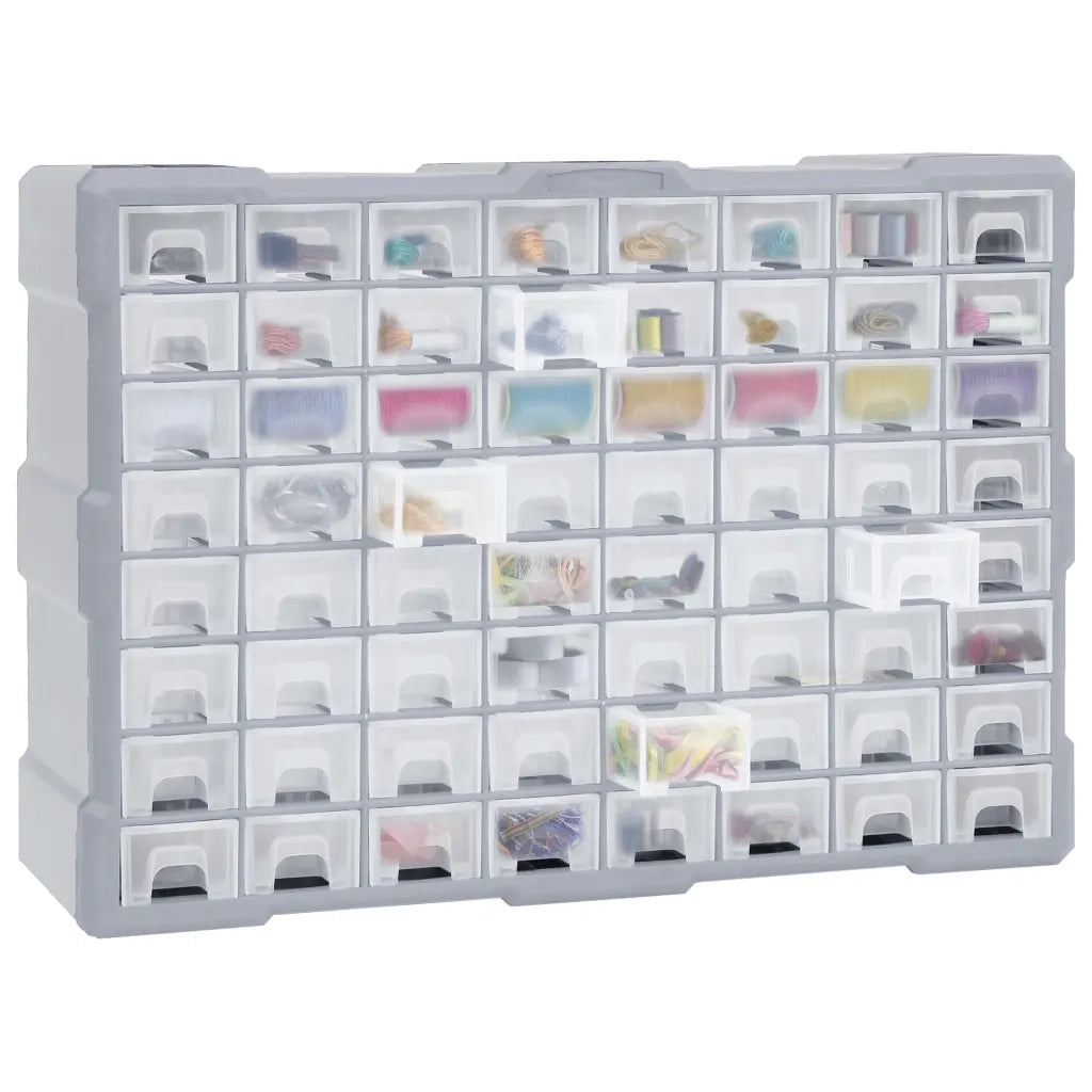 Mobile Contenitore con 64 Cassetti 52x16x37,5 cm CFW2750264